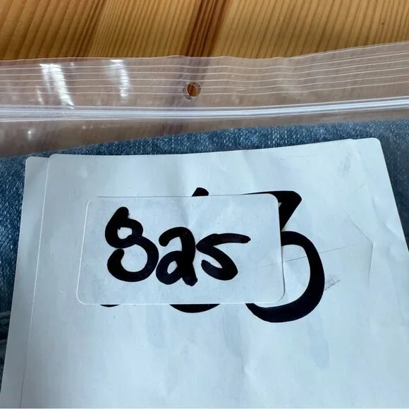 Adriano Goldschmied Knoxx High Rise Baggy Boyfriend Distressed 100% Cotton 28R - Picture 12 of 13